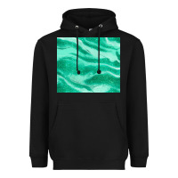 Black green glitter Heavyweight Hoodie - JahusDesignShop