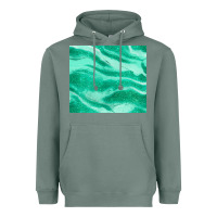 Sage green glitter Heavyweight Hoodie - JahusDesignShop