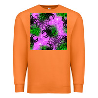 Carrot halloween spider green leopard seamless pattern Premium Sweatshirt - BundleAndBundleShop