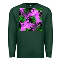 Sports Green halloween spider green leopard seamless pattern Premium Sweatshirt - BundleAndBundleShop