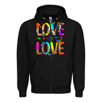 Black love is love Zipper Hoodie - Zillion Design Studio