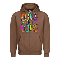 Chestnut love is love Zipper Hoodie - Zillion Design Studio