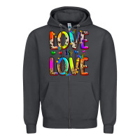 Smoke love is love Zipper Hoodie - Zillion Design Studio
