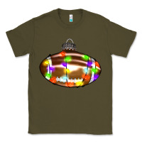 Army Green Christmas football Classic Tee - RanaPortraitStore