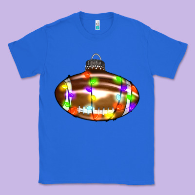 Christmas Football Classic Tee Designed By Ranaportraitstore