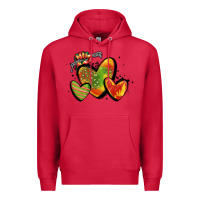 Cardinal juneteenth hearts Premium Hoodie - MaliasSmallBusiness