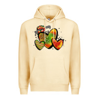 Pina Colada juneteenth hearts Premium Hoodie - MaliasSmallBusiness