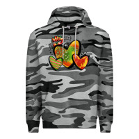 Slate Camo juneteenth hearts Premium Hoodie - MaliasSmallBusiness