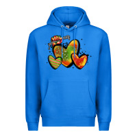 True Royal juneteenth hearts Premium Hoodie - MaliasSmallBusiness