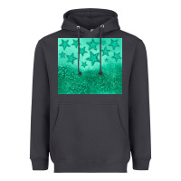 Smoke green glitter star Heavyweight Hoodie - JahusDesignShop