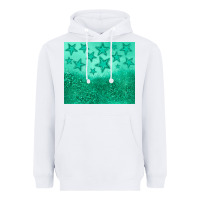 White green glitter star Heavyweight Hoodie - JahusDesignShop