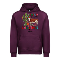 Mauve Wine rockin around the christmas tree Urban Hoodie - MaliasSmallBusiness