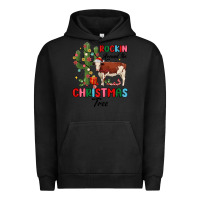 Pigment Black rockin around the christmas tree Urban Hoodie - MaliasSmallBusiness