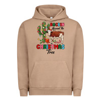 Pigment Burro rockin around the christmas tree Urban Hoodie - MaliasSmallBusiness
