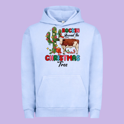Rockin Around The Christmas Tree Urban Hoodie Designed By Maliassmallbusiness