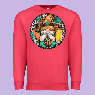 Fall Gnomes Round Earrings 1 Premium Sweatshirt Designed By Artiststas