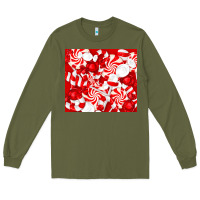 Army Green christmas candies Long Sleeve Tee - RanaPortraitStore