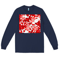 Navy christmas candies Long Sleeve Tee - RanaPortraitStore