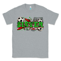 Heather Grey sister soccer Classic Tee - Zillion Design Studio