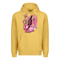 Antique Gold pink vibes Premium Hoodie - MaliasSmallBusiness