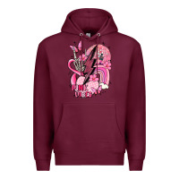 Burgundy pink vibes Premium Hoodie - MaliasSmallBusiness