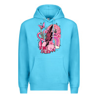 Ocean Blue pink vibes Premium Hoodie - MaliasSmallBusiness