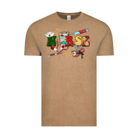 Vintage Coffee Christmas nurse Vintage Tee - BarkalooDesign