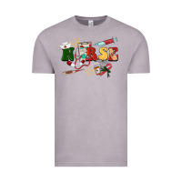 Vintage Zinc Christmas nurse Vintage Tee - BarkalooDesign