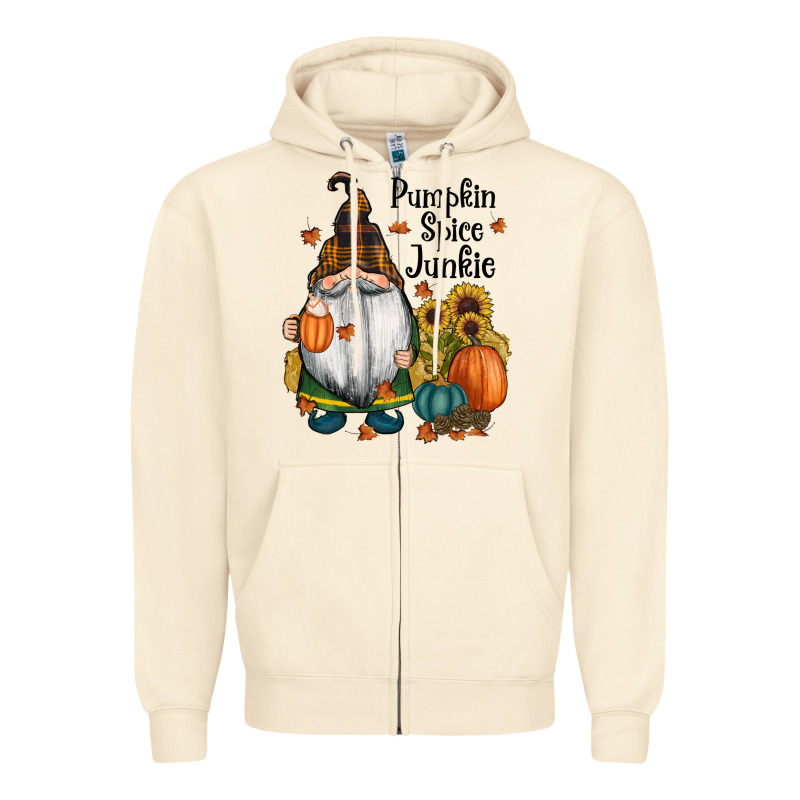 Pumpkin Spice Junkie Zipper Hoodie by RanaPortraitStore | Teevron