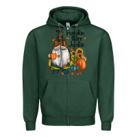 Sports Green pumpkin spice junkie Zipper Hoodie - RanaPortraitStore