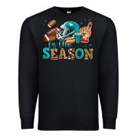Black tis the season american football Premium Sweatshirt - Jasminsmagicworld