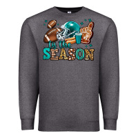 Charcoal Heather tis the season american football Premium Sweatshirt - Jasminsmagicworld