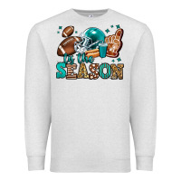 Oatmeal Heather tis the season american football Premium Sweatshirt - Jasminsmagicworld