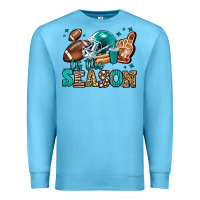 Ocean Blue tis the season american football Premium Sweatshirt - Jasminsmagicworld