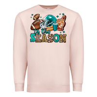 Pale Pink tis the season american football Premium Sweatshirt - Jasminsmagicworld