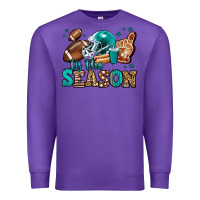 Purple tis the season american football Premium Sweatshirt - Jasminsmagicworld