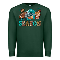 Sports Green tis the season american football Premium Sweatshirt - Jasminsmagicworld
