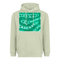 Matcha green glitter heart Heavyweight Hoodie - JahusDesignShop