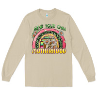Mushroom mind your own motherhood Long Sleeve Tee - Zillion Design Studio