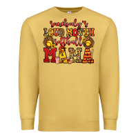 Antique Gold somebody's loud mouth softball mama Premium Sweatshirt - Jasminsmagicworld
