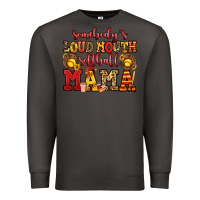 Smoke somebody's loud mouth softball mama Premium Sweatshirt - Jasminsmagicworld