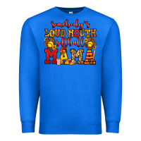 True Royal somebody's loud mouth softball mama Premium Sweatshirt - Jasminsmagicworld