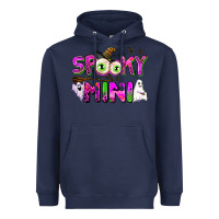 Navy spooky mini Heavyweight Hoodie - AdoDesignShop