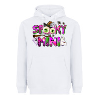 White spooky mini Heavyweight Hoodie - AdoDesignShop