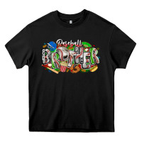 Black baseball brother Heavy Core Tee - CowhideDigitalArt