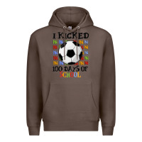 Coffee i kicked 100 days of school Premium Hoodie - MaliasSmallBusiness