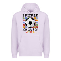 Lilac i kicked 100 days of school Premium Hoodie - MaliasSmallBusiness