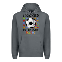 Rock i kicked 100 days of school Premium Hoodie - MaliasSmallBusiness