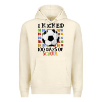 Sandshell i kicked 100 days of school Premium Hoodie - MaliasSmallBusiness