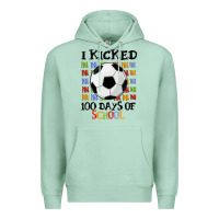 Seafoam i kicked 100 days of school Premium Hoodie - MaliasSmallBusiness